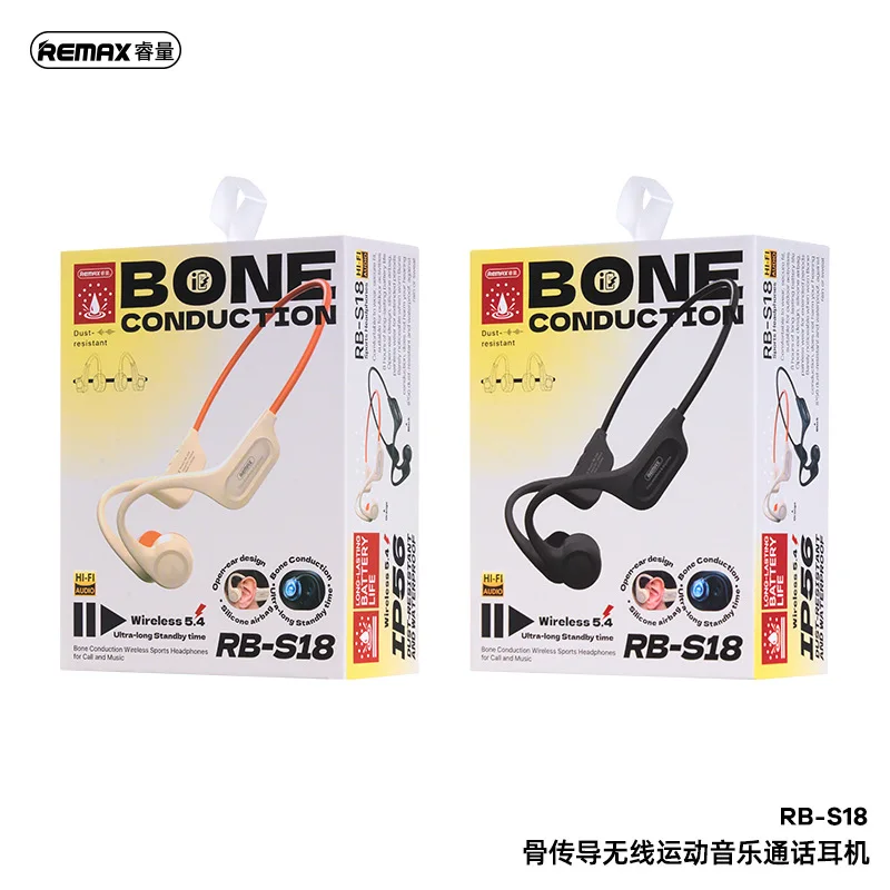 REMAX RB-S18 Auriculares deportivos ergonómicos de conducción ósea y comodidad con funcionalidad múltiple para ejercicio, llamadas y música