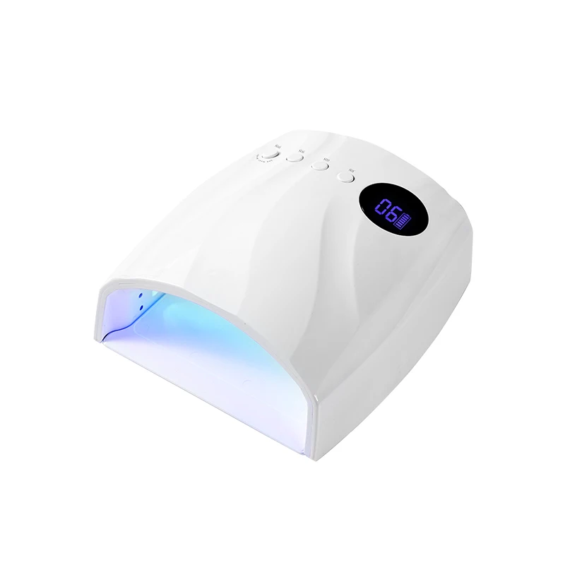 96W Wireless Rechargeable UV LED Nail Lamp Cordless Ultraviolet Curing Light for Nail Gel Quick Drying Tool