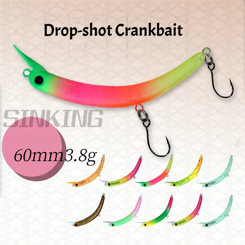 Crankbait hundimiento rápido Swolfy – Señuelo artificial para trucha - imagen 4
