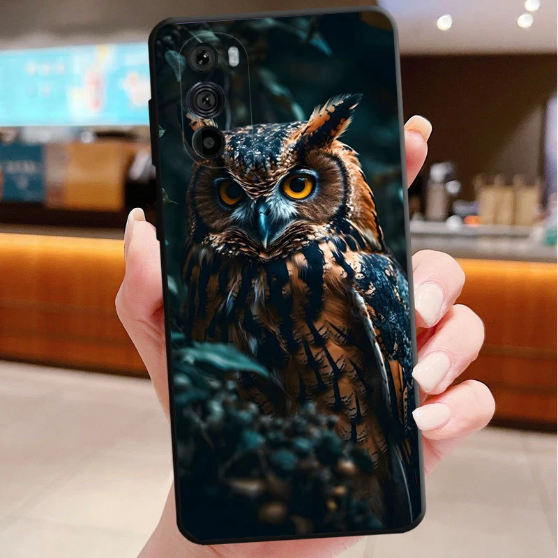 

Phone Case For Motorola Edge 50 40 Pro 60 50 40 30 Ultra Neo Fusion Moto G85 G72 G53 G54 G84 G13 G32 Owl