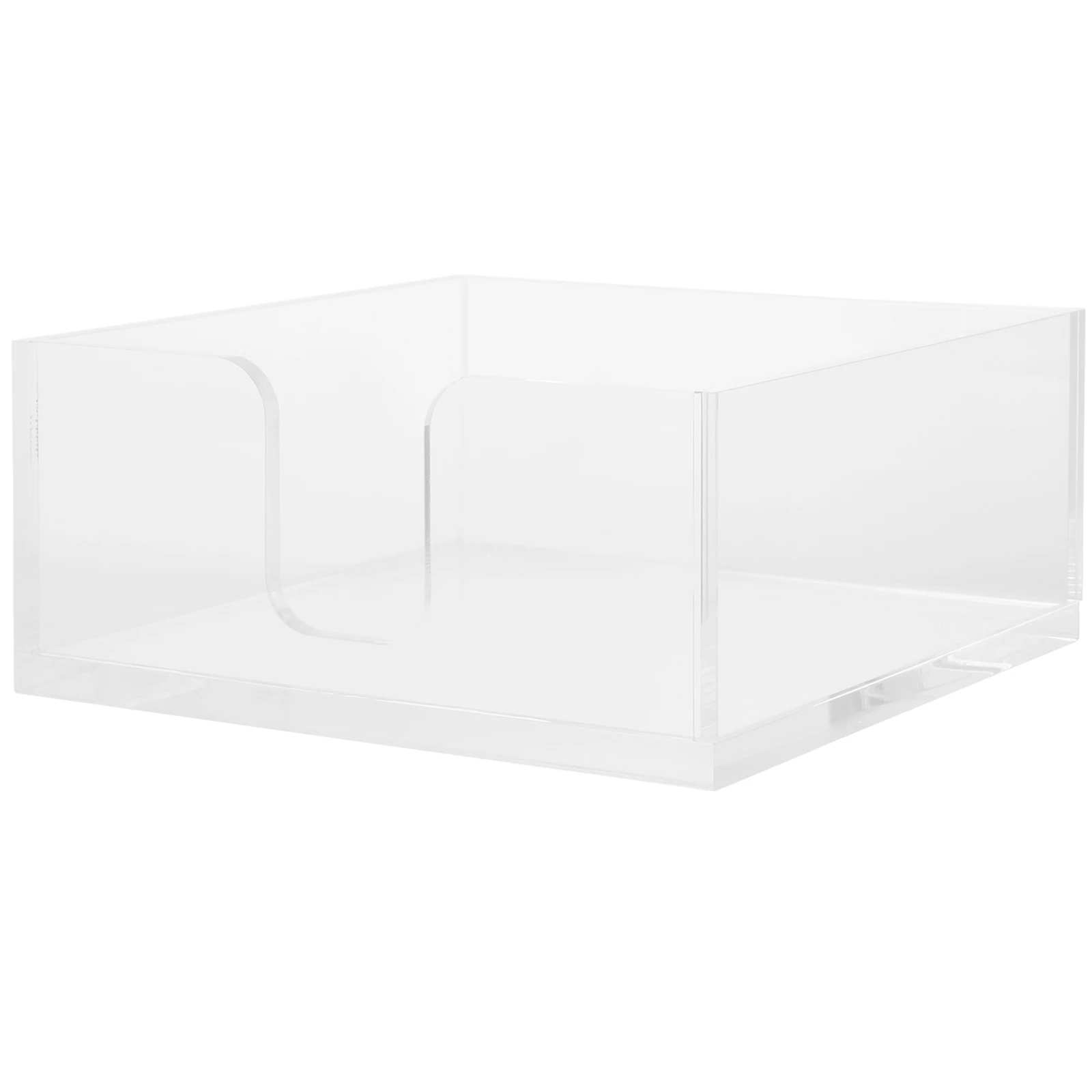 Servilletero acrílico transparente, dispensador de caja de pañuelos de papel, soporte de almacenamiento de servilletas para Bar, fiesta, restaurante, comedor