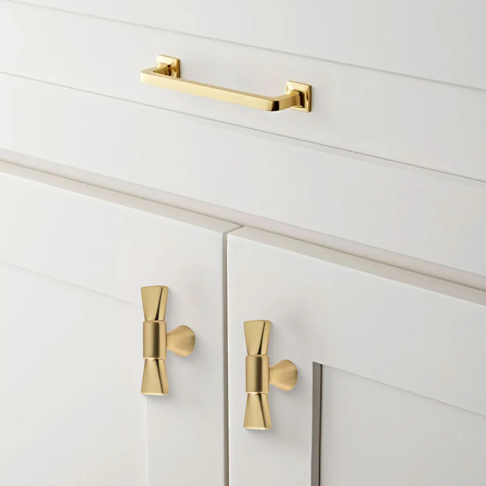 تجديد المنزل مقابض الخزانة الذهبية أجهزة المطبخ الفاخرة مقابض الأدراج متعددة الاستخدامات للأثاث كما هو موضح سهلة التركيب