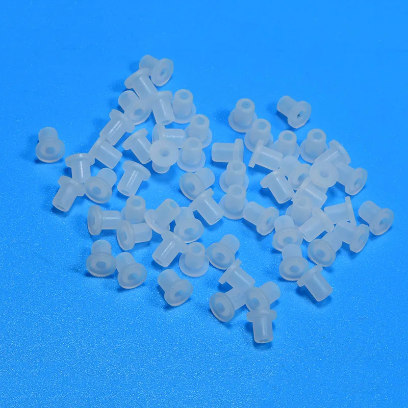 50pcs Tube Rubber Hollow Sealing Plug Cartridge Elbow Stopper Fitting CISS accessories