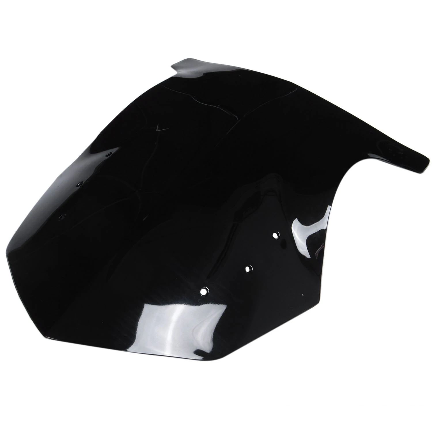 Windshield Windscreen Double Bubble Deflectors Black for Kawasaki