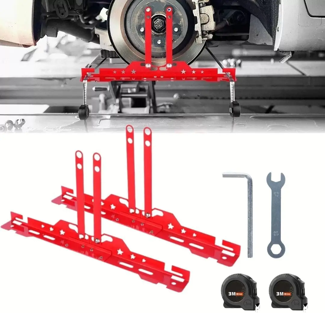 

Wheel Alignment Tool Kit with Anti-Slip Slots, No Caliper Removal Needed, Durable for Car, Truck, SUV
