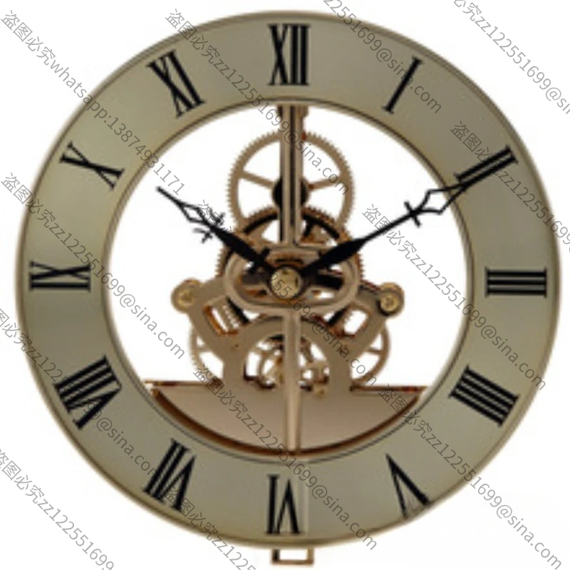 

Suitable for Swing Ringing Quartz Clock Perspective Clock Movement European Retro Imitation Movement Perspective Skeleton Gear