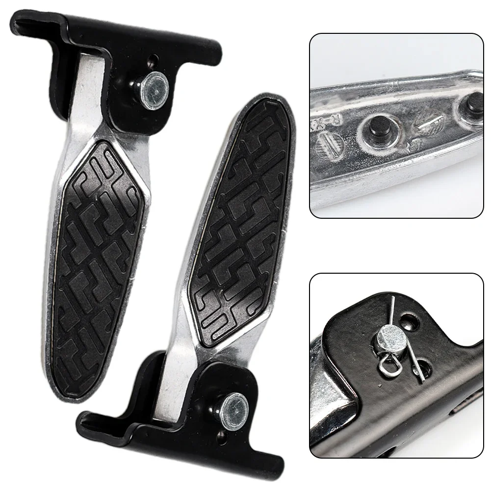 

Foldable Footrest Electric Scooter Pegs Functional Footrest Replacement Parts For Ebike Ideal For Scooter Upgrades
