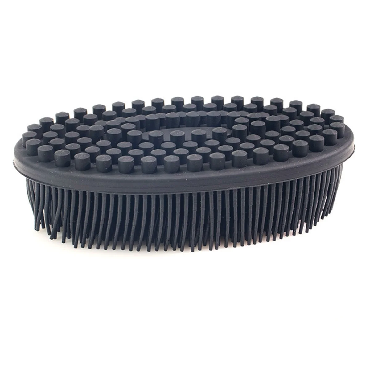 Scrubber per il corpo in silicone da 3 pezzi Scrubber esfoliante per il corpo Spazzola per shampoo da bagno per massaggio in silicone morbido per luffa