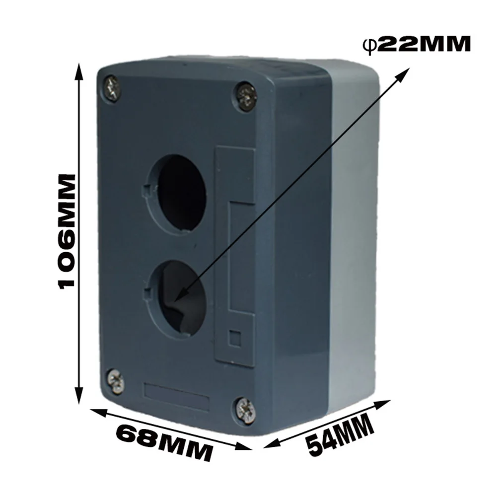 For Industrial Control for Yellow Pushbutton Box Extreme Temperature Switch Box Safety Stop Up To 1,000,000 Cycles