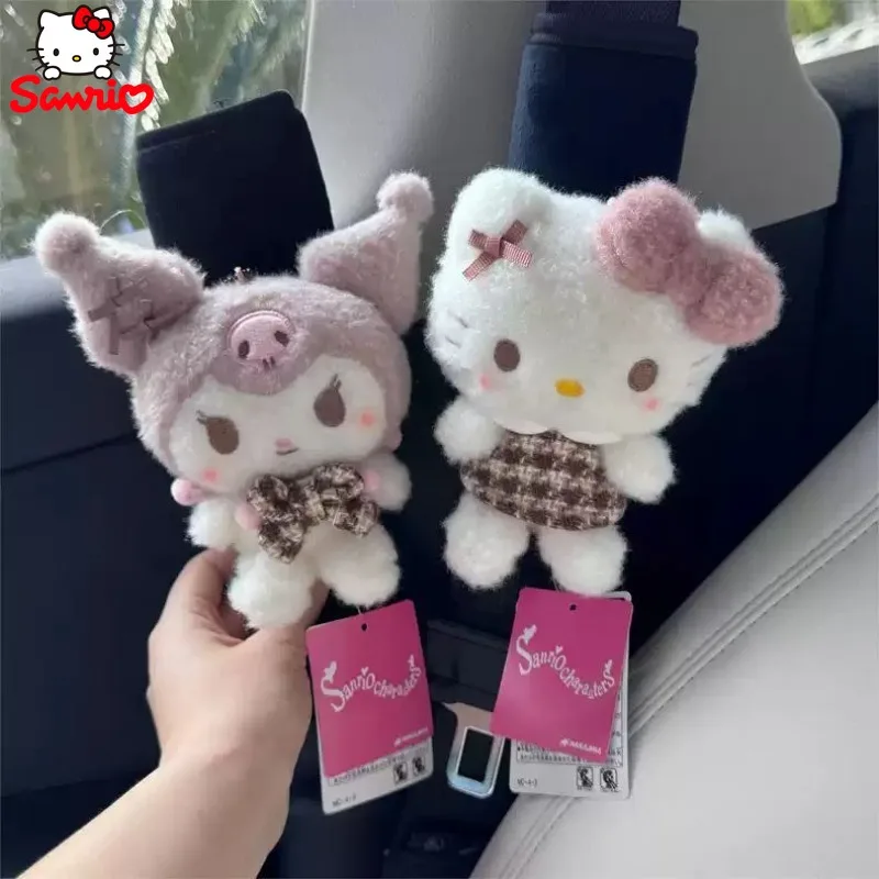

Sanrio Hello Kitty Kitty Cat ремень безопасности наплечная накладка милый мультяшный плюшевый автомобильный защитный чехол