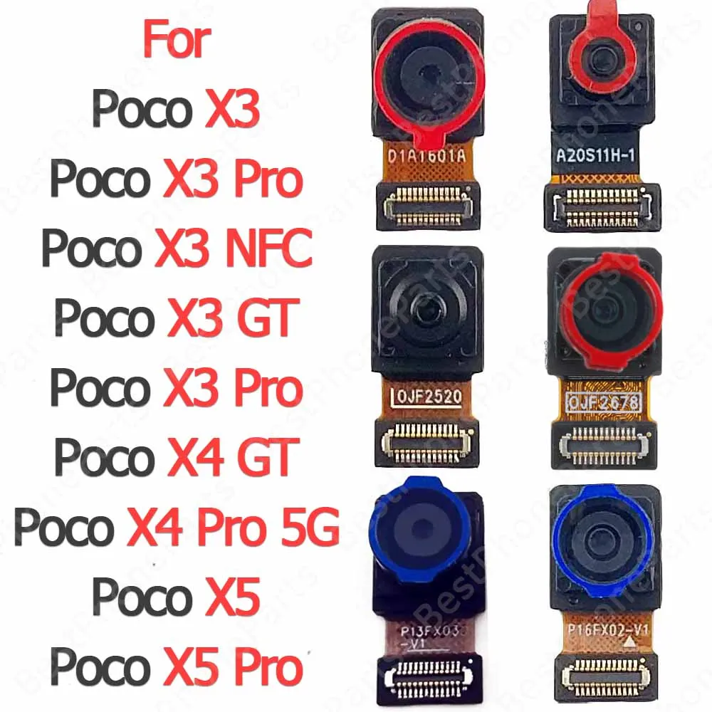 Selfie Front Camera For Xiaomi Poco X3 NFC X4 GT X5 Pro 5G Frontal Camera Module Mobile Phone Parts