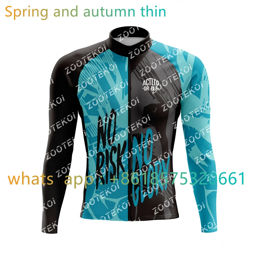 New Long Sleeves Cycling Jersey Ropa Ciclismo Cycling Racing Top Cycling Clothes Maillot Spring Mtb Bicycle Breathable Wear Coat
