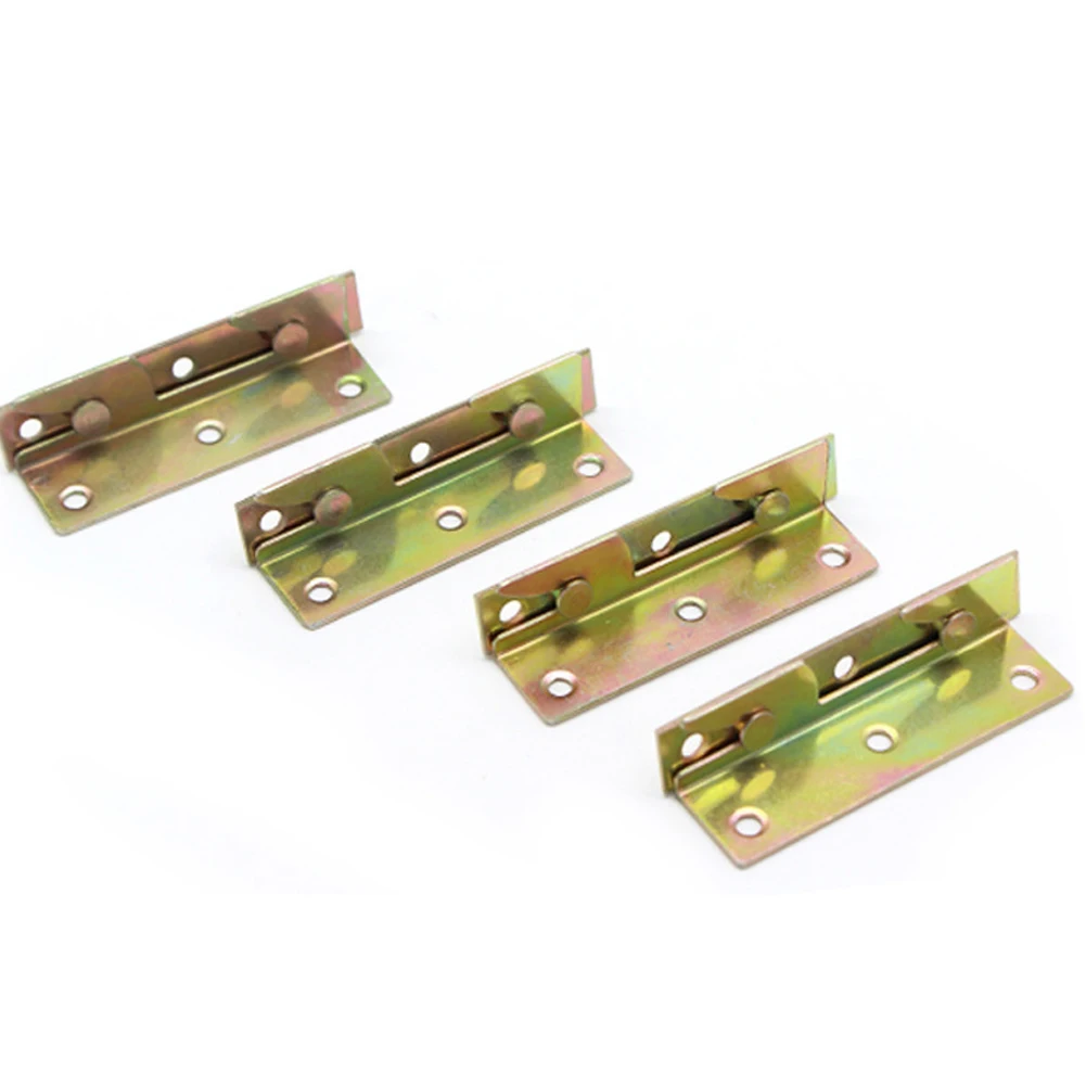 

New Bed Hinge Replacement Tone Furniture Wood Bed Attachment Bed Rail Brackets Brass Connection Corner Bed Hinge