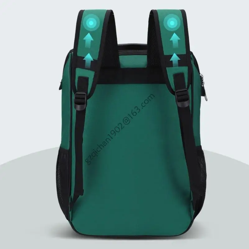 X7AB Zaino per attrezzi professionale Oxford impermeabile in tessuto Organizzatore attrezzi Zaino per riparazione Facile