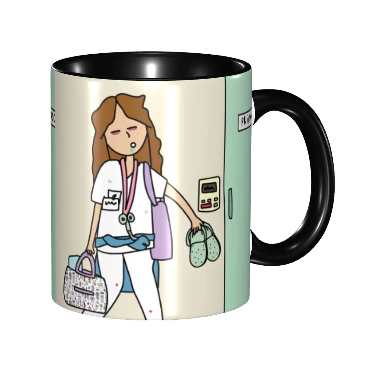Enfermera En Apuros Doctor Nurse Medical Health Coffee Mugs DIY Customized Ceramic Mug Creative Present