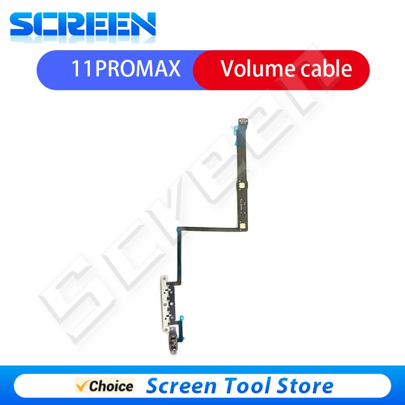 Choice Power&Volume Buttons Key Switch Flex Cable For iPhone 11 11Pro 12 Pro 12Pro Max Mini For iPhone Replacement Parts