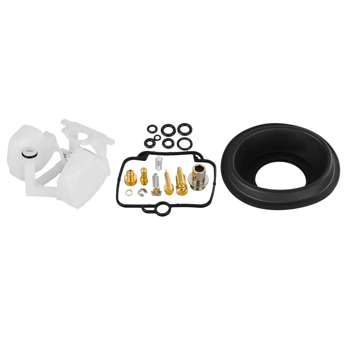 2 Sets Carburetor Diaphragm Float Repair Conversion Kits Fit For Suzuki GS500E 1990 1991 1992 1993 1994 1995 1996 1997-2000