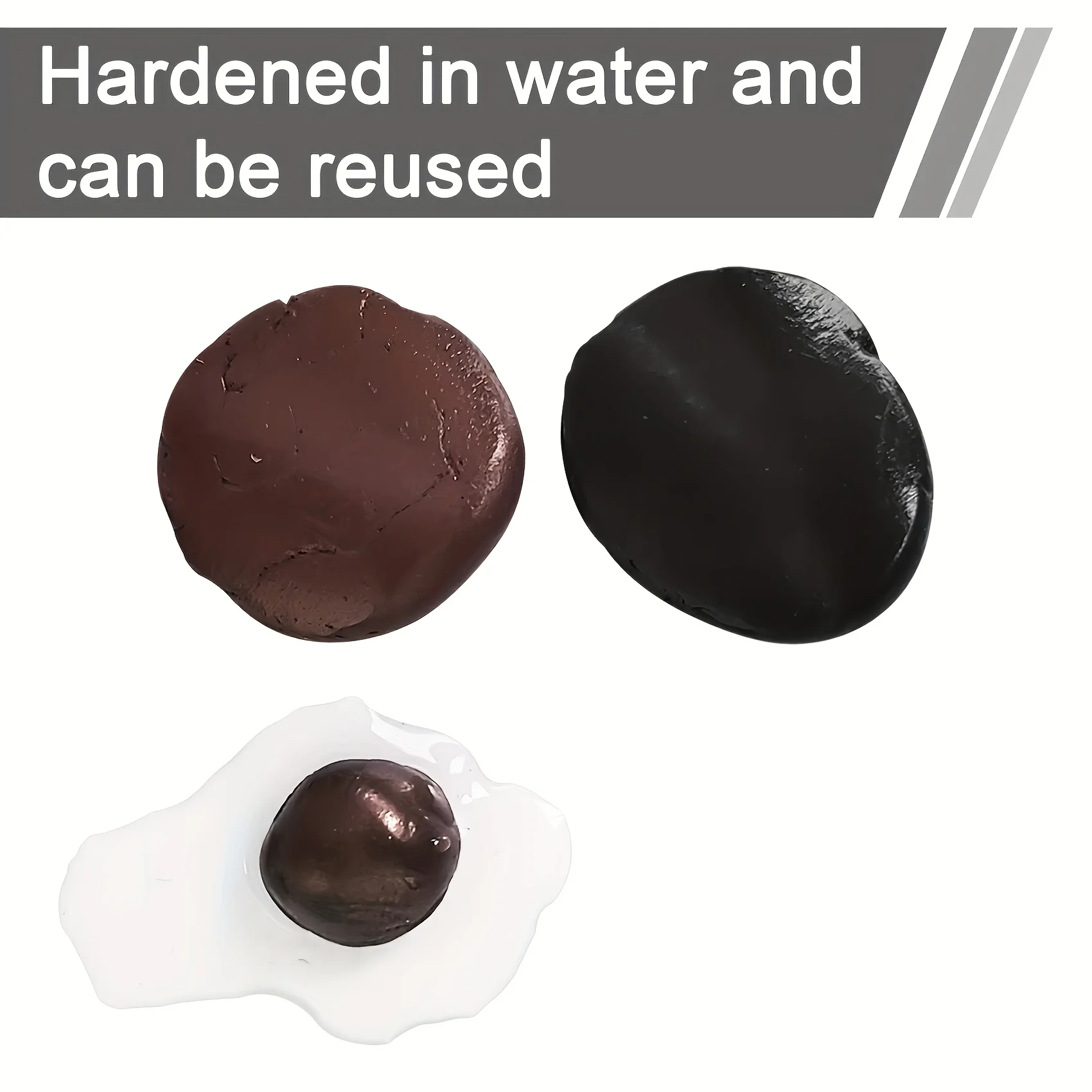 Tungsten Putty 0.5oz(15g) Tika Sports 1pc/3pcs Soft Leading Sinker Weight - Fishing Mud Rig Terminal Tackle - Fly Fishing Lure - view 2