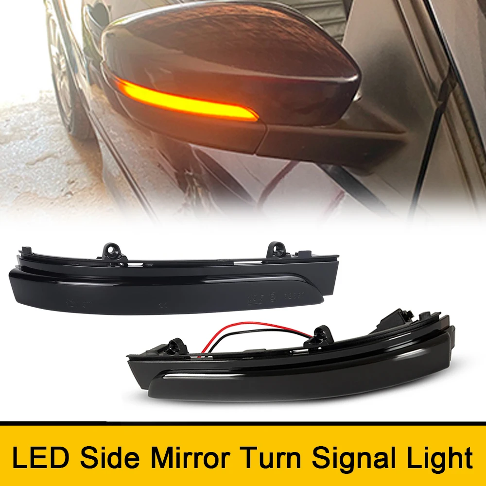 

Smoked Flashing Blinker Side Mirror LED Turn Signal Light for Volkswagen Saveiro Voyage GOL G5 G6 G7 G8 Gol Trend Suran Passat