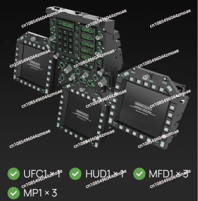 Yisheng F18 UFC MIP Dashboard Suit Simulation Flight Panel MfD DDI DCS HUD