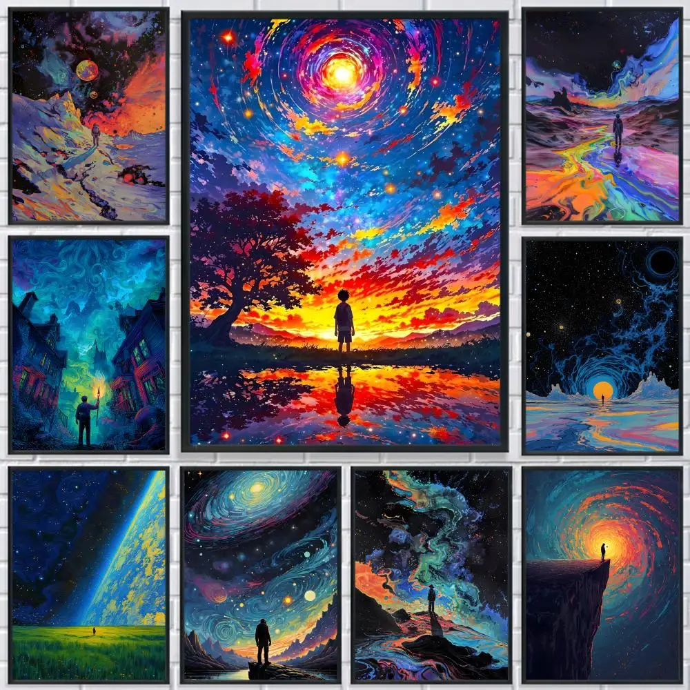 Cosmic Space Silhou…