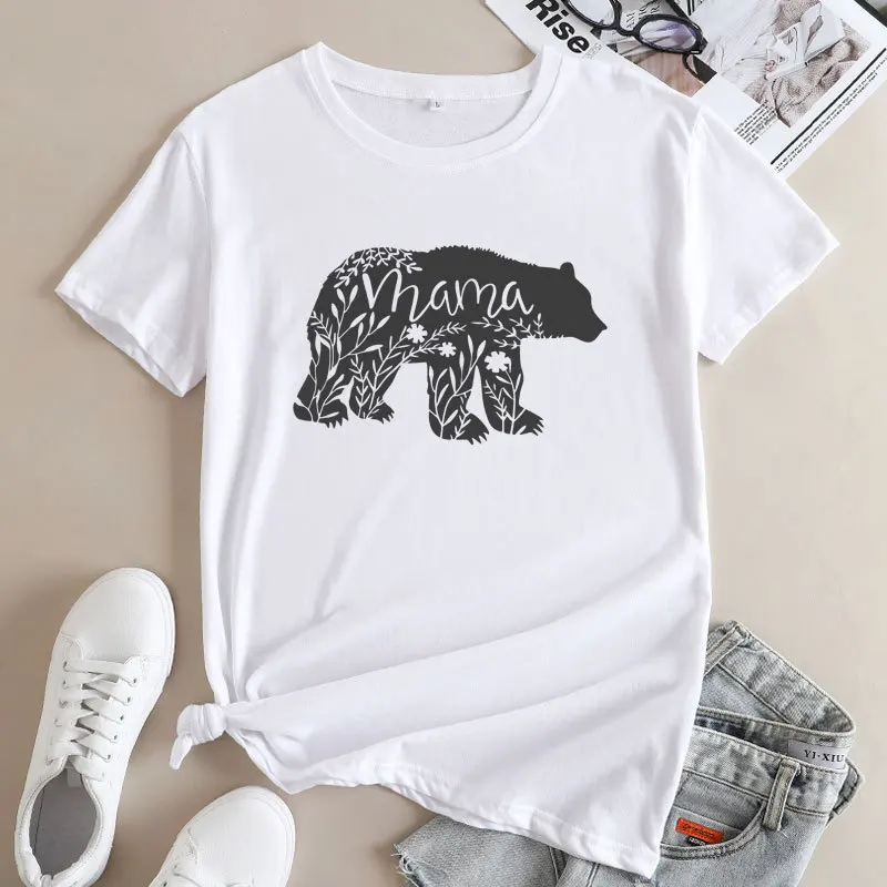 

Женские летние футболки с героями мультфильмов Kawaii, большие размеры S3XL, трикотажные хлопковые топы из чистого хлопка, летние модные женские футболки