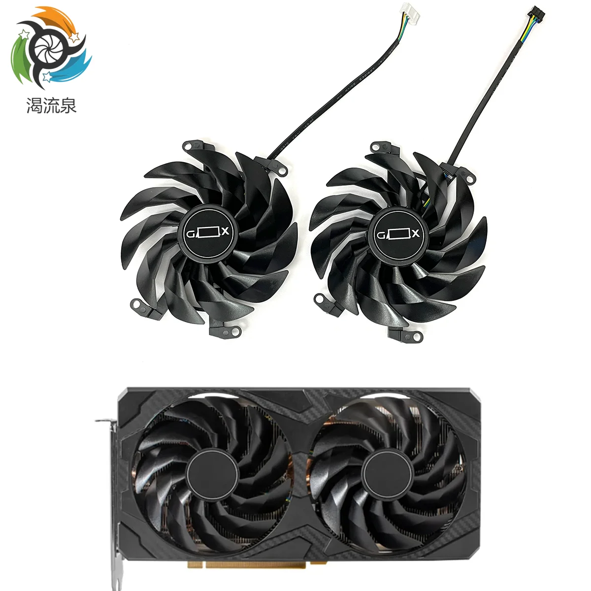 

New 102MM GFY10015H12SPA Cooling Fan For KFA2 GALAX RTX 3060Ti 3070 3070Ti EX Graphics Card Cooler Fan