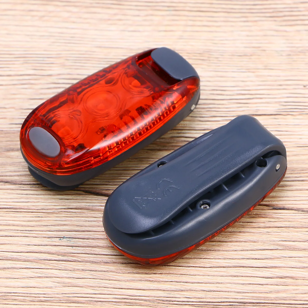 

4pcs Mini Led Bright Safety Light Durable Clip-On Strobe Running Light For Night Outdoor Sports Attachable To Clothing Backpack