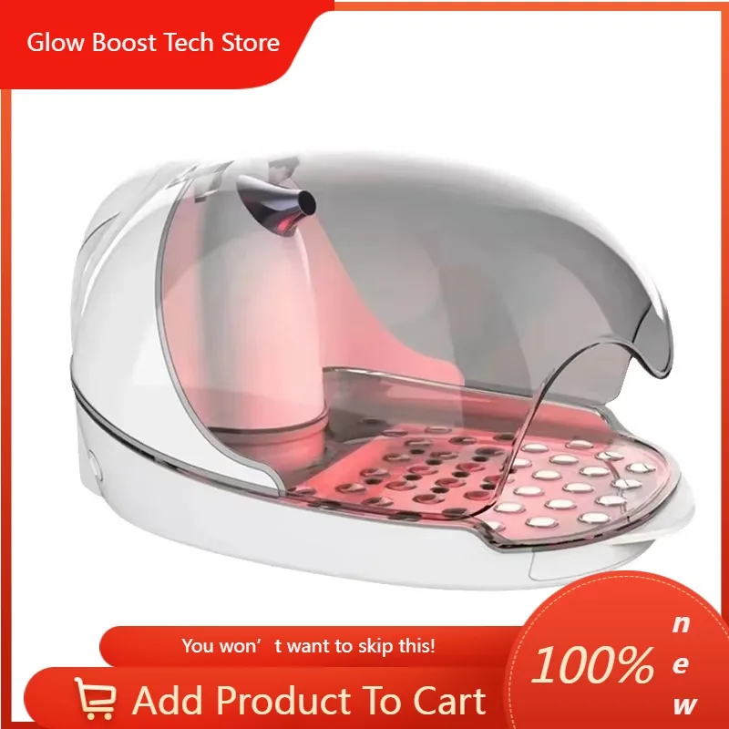 

NYSmart Beauty: Аппарат для маникюра и ухода за ногтями «Космическая капсула» с функцией отбеливания и омоложения кожи рук красным и синим светом