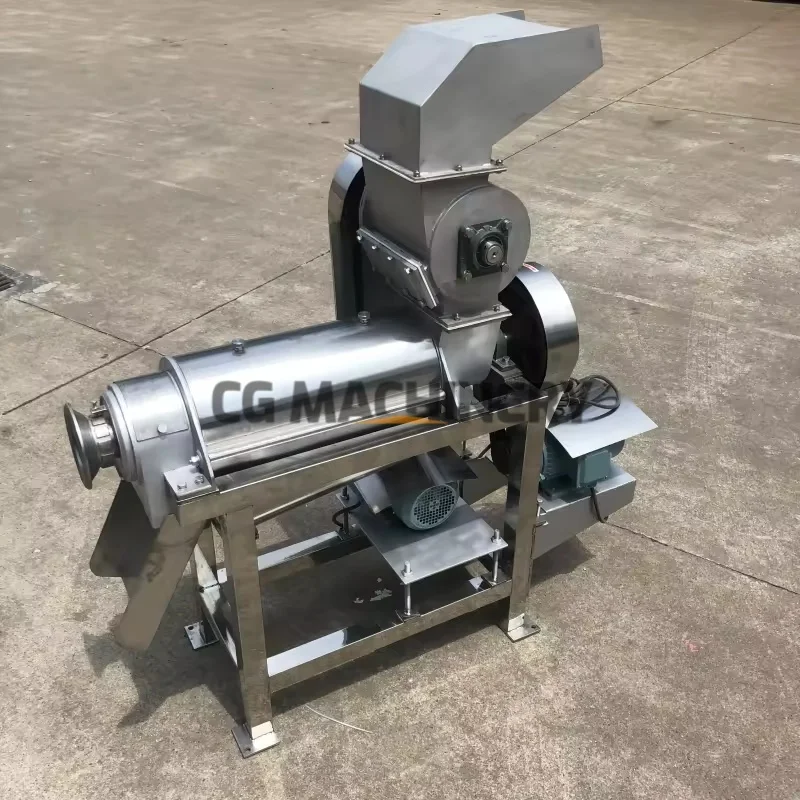 

High Efficiency Industrial Cold Pressed Juice Screw Juice Extractor Apple Screw Crushing Juice Extractor