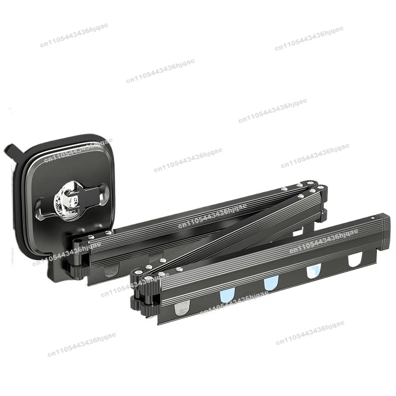 

Suction Cup Folding Drying Rack Non-punching Wall Hanging Balcony Telescopic Drying Rod