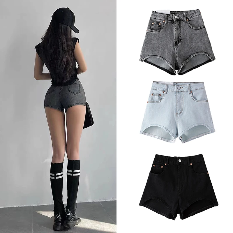 

Jeans Shorts Women Summer 2023 New High Waisted Mini Hot Short Jeans For Ladies Tight Women's Denim Shorts For Women Black Y2k