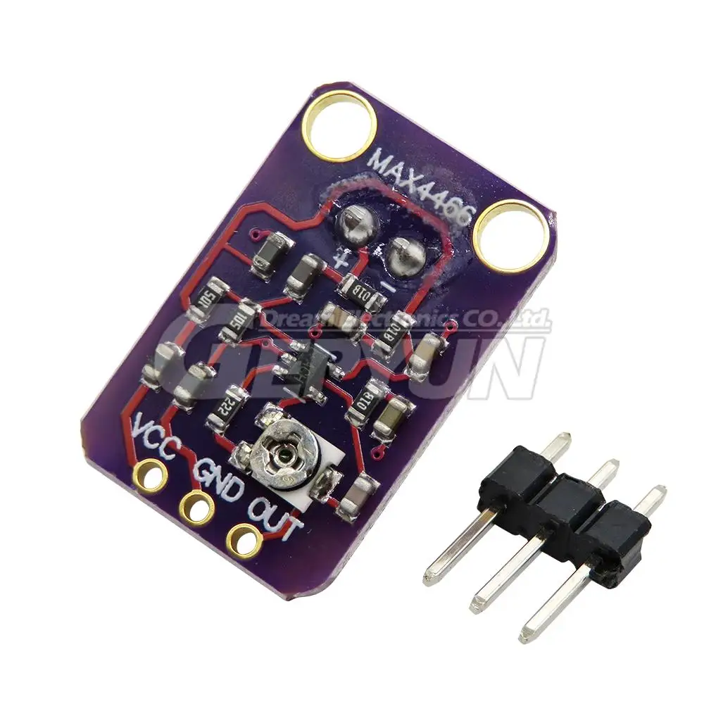 MAX9814 MAX4466 Microphone AGC amplify amplifier module Auto Gain Control Attack for arduino