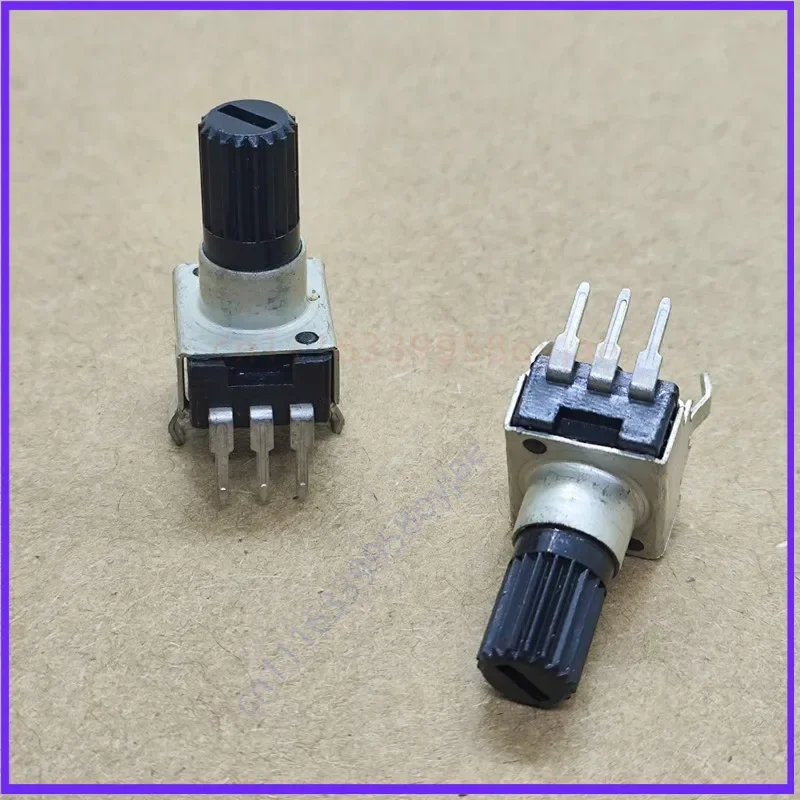 10PCS RV09 model vertical single-contact 3-pin B50K volume potentiometer, B503 adjustable resistor, handle length 13MM, 0932