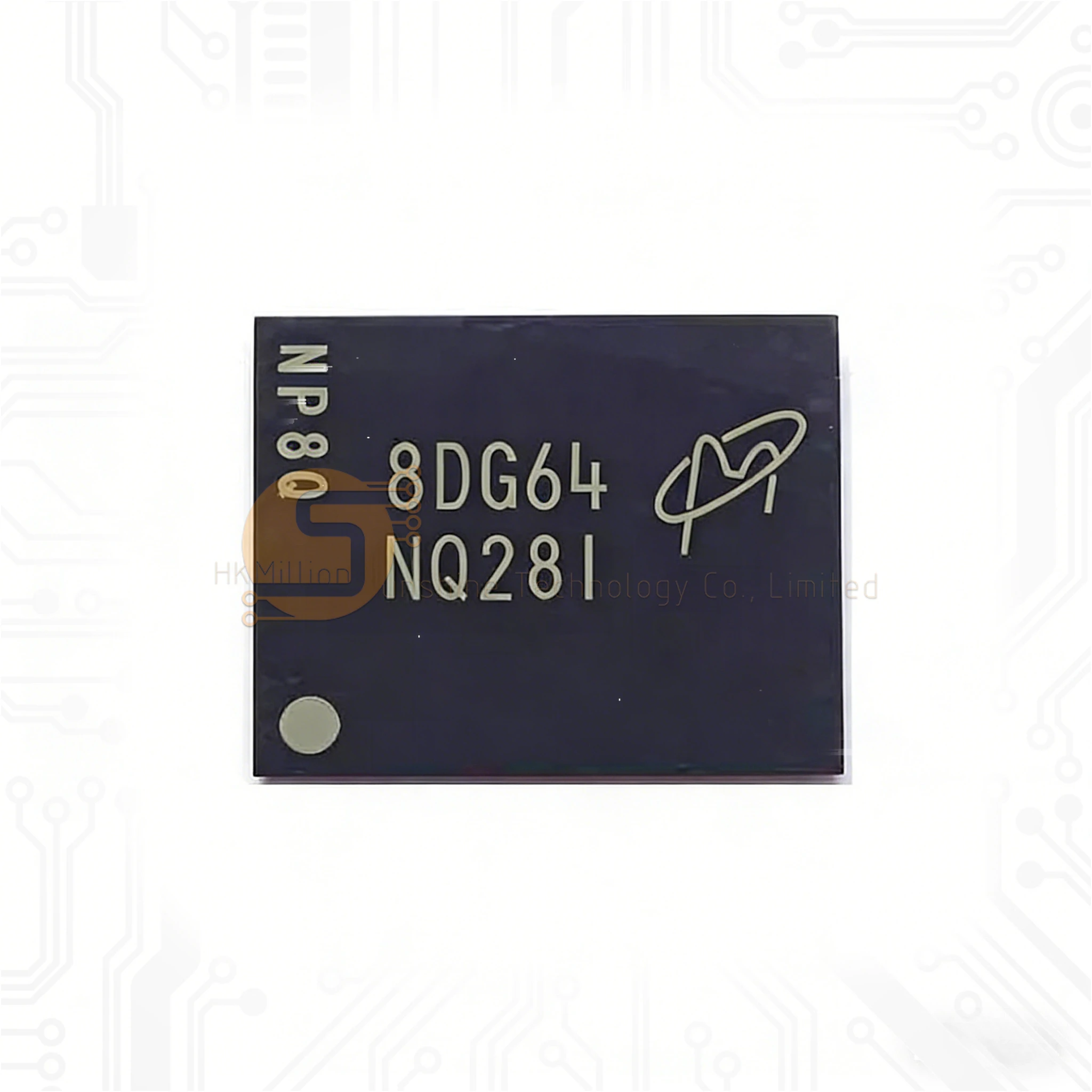 

5pcs MT29F1G16ABBDAHC-IT:D NQ281 BGA63 Memory Chip MT29F1G16ABBDAHC Brand New and Original