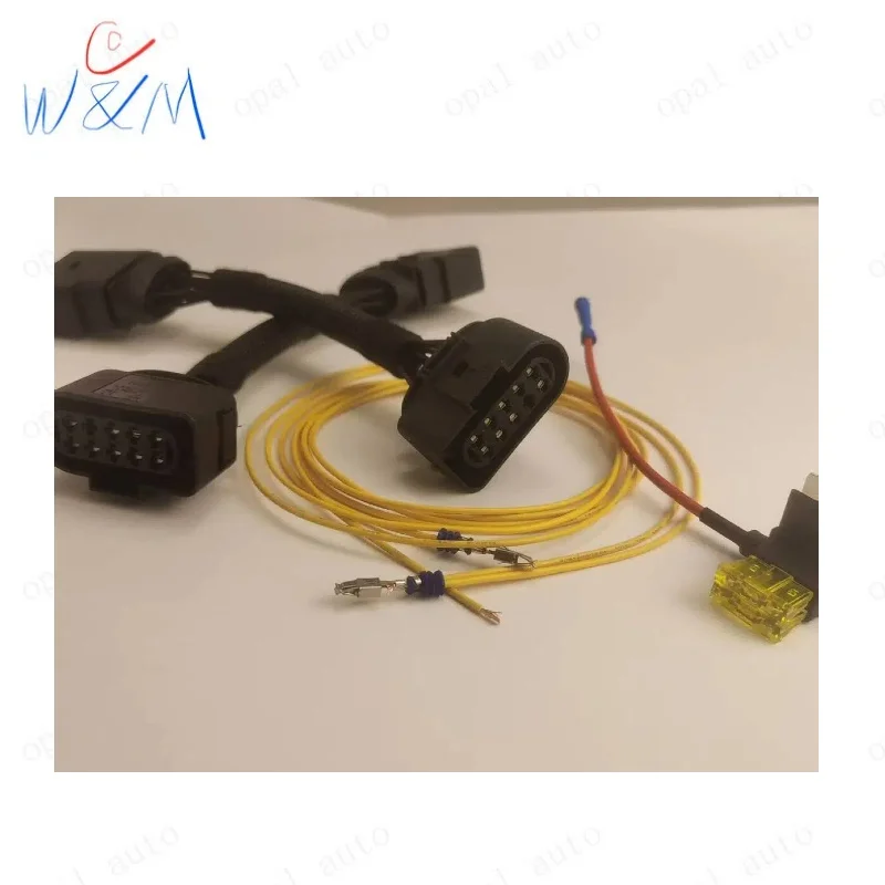 Wire Harness Connector for VW Transporter T5 Headlight Conversion T5.1 T6 Facelift Adaptor