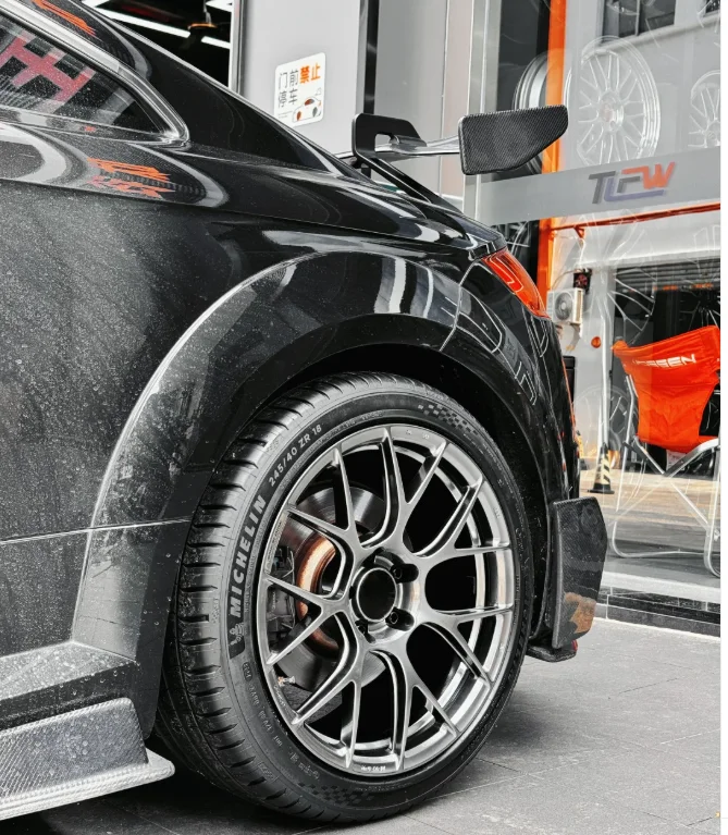 *forCustom Luxury Forged Alloy Rim Gun Gray for Audi RS BMW C8 5x120 5x112 5x130 5x114.3 19 20 21 22 Inch Passenger Car Wheel R
