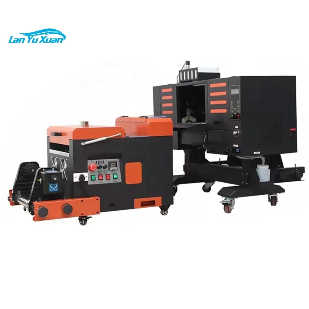 PET Printer DTF A3 Printing Machine XP600 Print head i3200  Roasting Picture Machine with Hot Melt Powder White Ink PU film