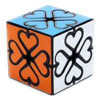 LanLan Gear Heart Magic Magic Cube Valentine 8 Axis Heart Magic Cube Gear Cube Challenge Thinking Puzzle Cubo Magico Toys Gifts