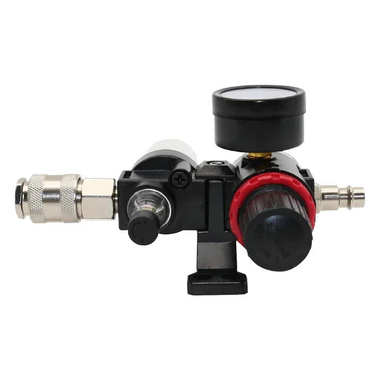 AFC2000 1/4 Air Compressor Oil Water Separator Filter Regulator Trap Airbrush Pressure Reducing Valve