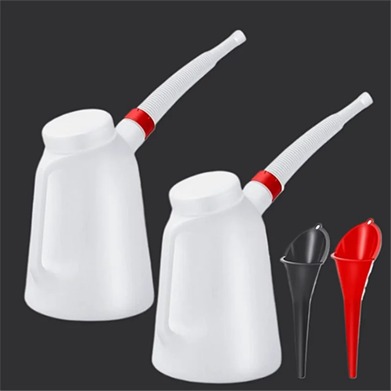 

NEW-De-Oiler Oil Measuring Container, Automotive Oil Dispenser, Motor Oil Container, Oil Dispenser For Automotive Liquids