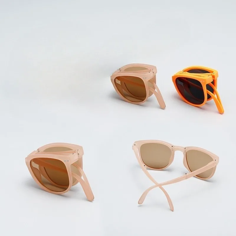 Summer UV Protection Baby Glasses Korean Edition Fashion Boys and Girls Children's Sunglasses Folding Sunglasses