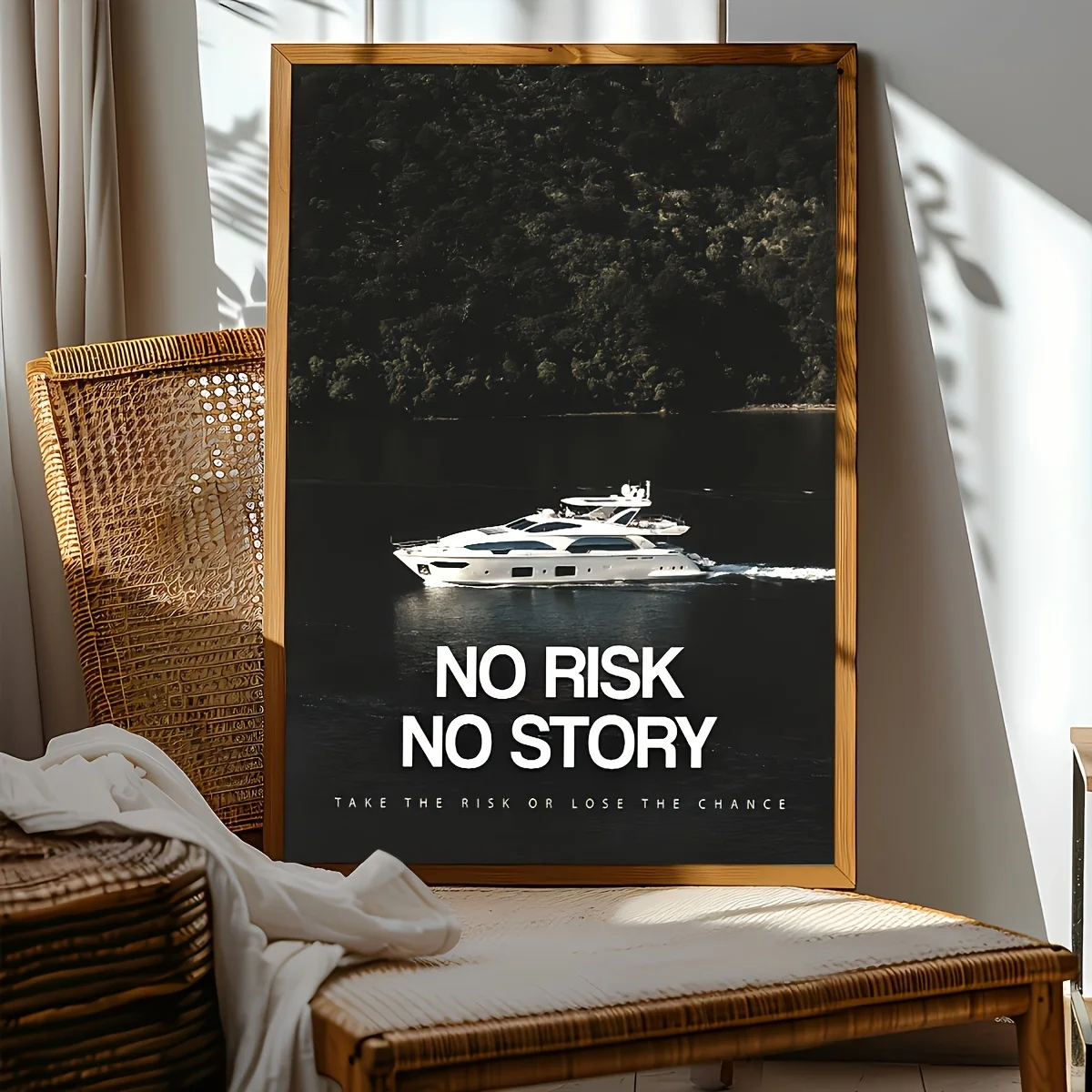 1pc Unframed Canvas Poster - Modern Art 