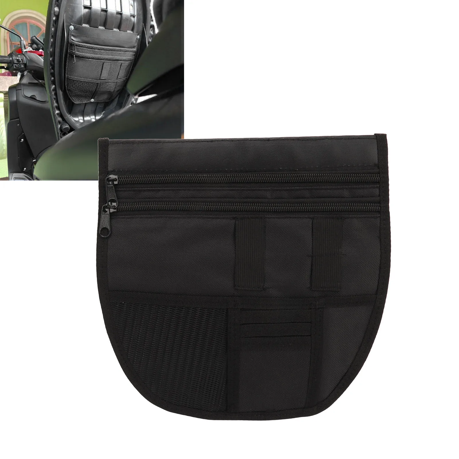 

Motorcycle Under Seat Bag Large Capacity Waterproof Seat Organizer Storage Tool for Nmax V1 V2