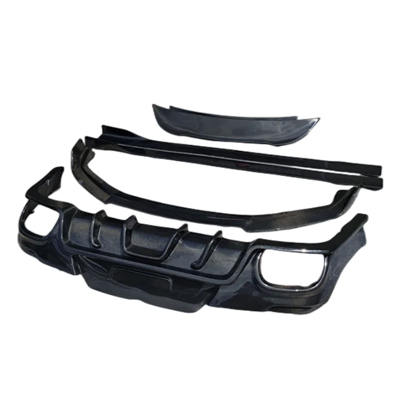 

True Carbon Fiber Front Bumper Lip Side Skirt Extension Rear Diffuser Rear Spoiler for 14-16 Porsche Palmera 970 Turbo