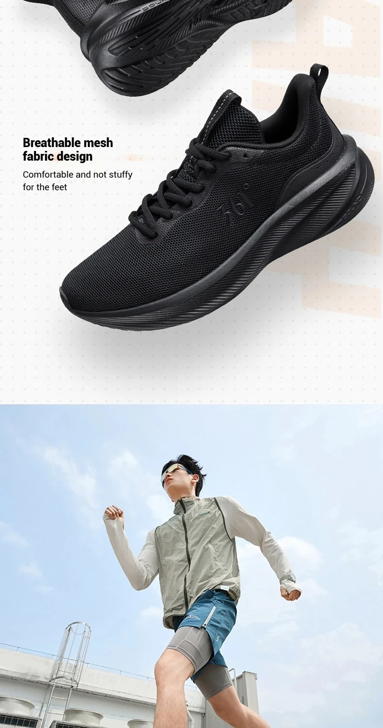 361 Degrees Fengye 5.0 Herren-Laufschuhe, verschleißfest, bequem, leicht, stoßdämpfend, atmungsaktiv, Herren-Sneaker 672542210F – Detail 5