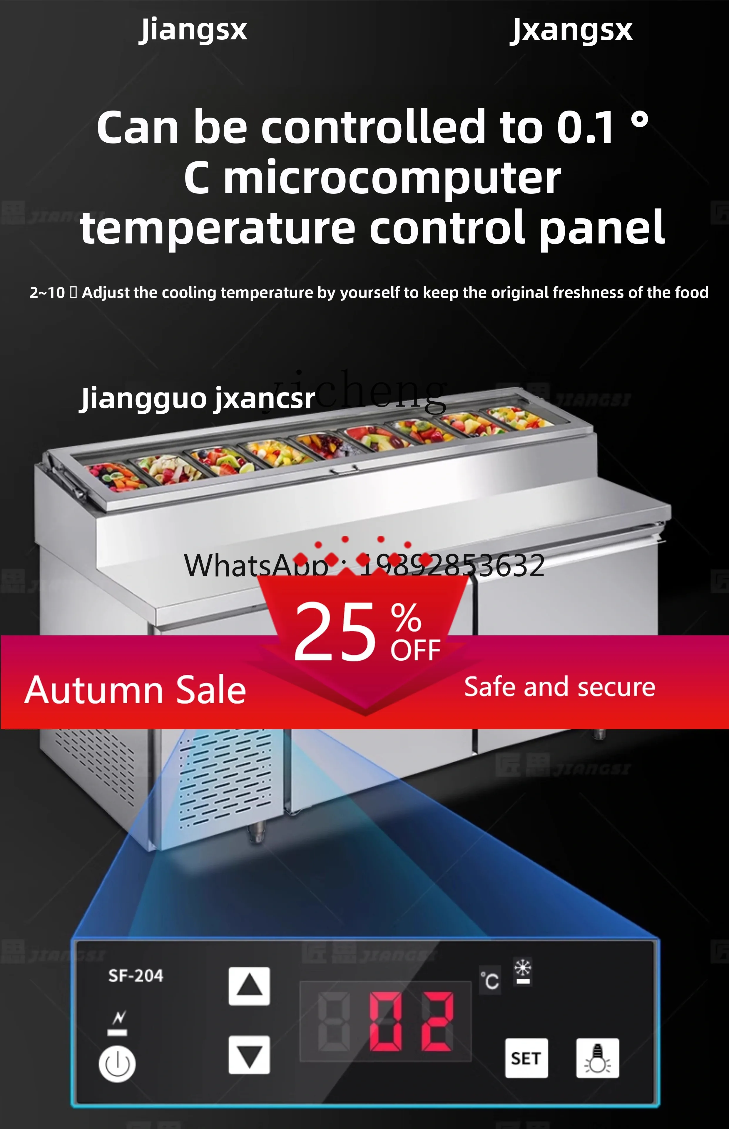 

Commercial Pizza Cabinet Refrigerated Console Pizza Sprinkler Salad Cabinet Commercial Refrigerator Refrigerated Fresh