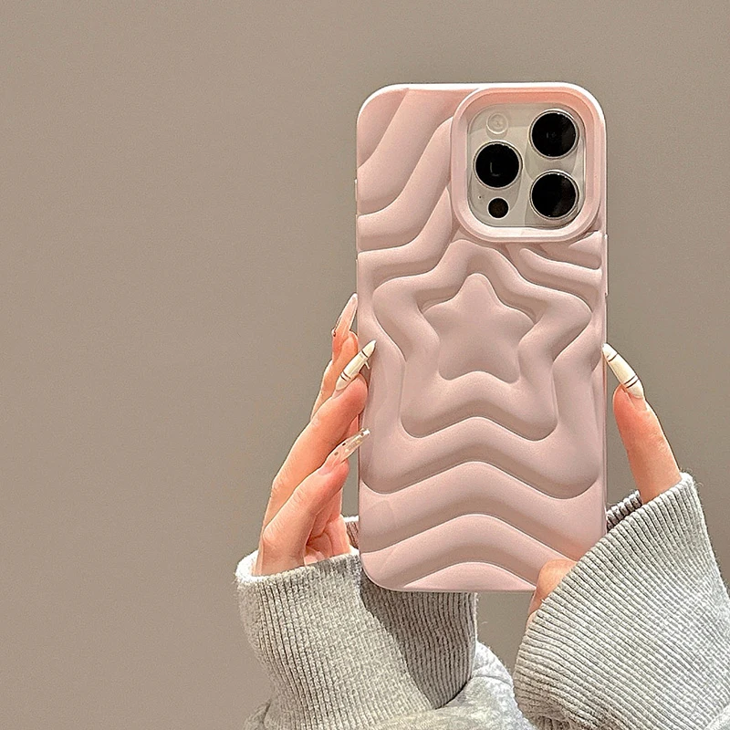 Glitzernde, verchromte, silberfarbene, abgestufte, fünfzackige Stern-TPU-Handyhülle für iPhone 18 Pro Max 17 16 15 13 14, plattierte Silikon-Rückseite – Detail 5