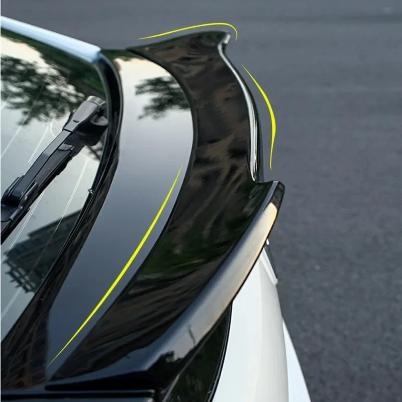 High Quality Rear Roof Trunk Spoiler Lip Wing Fit 10th Gen FK7 2016-2021 Hatchback Auto Exterior Decor Accessories 3