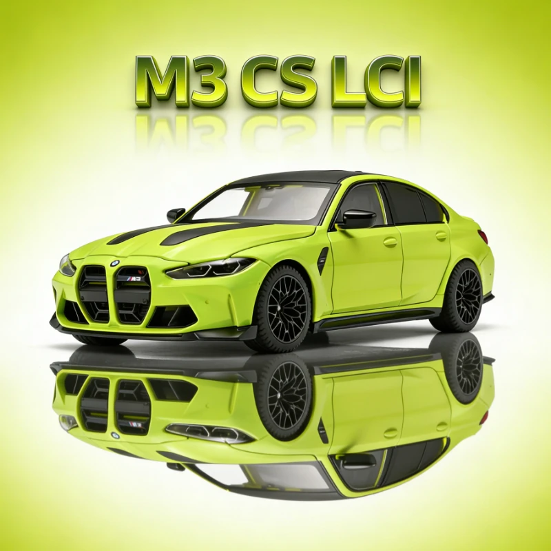 

1:24 M3 CS LCI Soport Car Alloy Metal Diecast Model Vehicle Collection Of Hobby Decorative Ornaments Gift